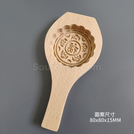 礼品订购木质月饼模具广告