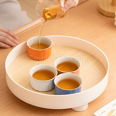 礼品订购月饼造型茶杯组广告