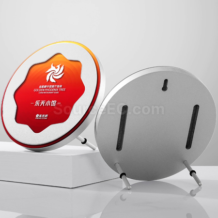 礼品订购金属奖座广告