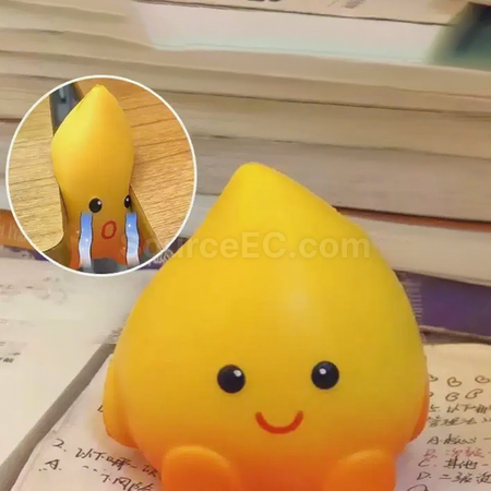 礼品订购可定制logo小火人捏捏乐/减压慢回弹玩具广告