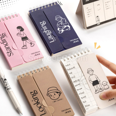 礼品订购英语单词便携式记忆本广告