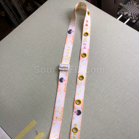 礼品订购痛帶打孔挂绳痛带可调节广告