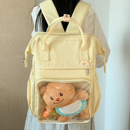 礼品订购大容量双肩包广告
