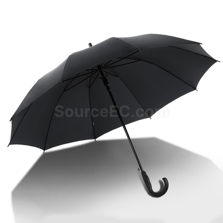 礼品订购弯手柄天堂雨伞直伞广告