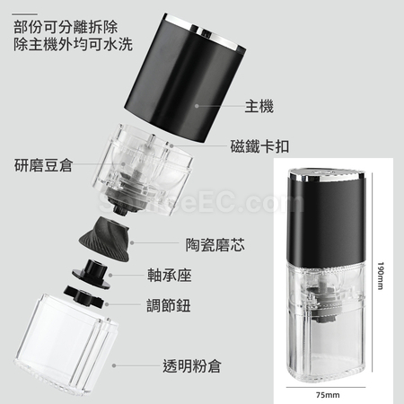 礼品订购电动便携咖啡研磨器广告