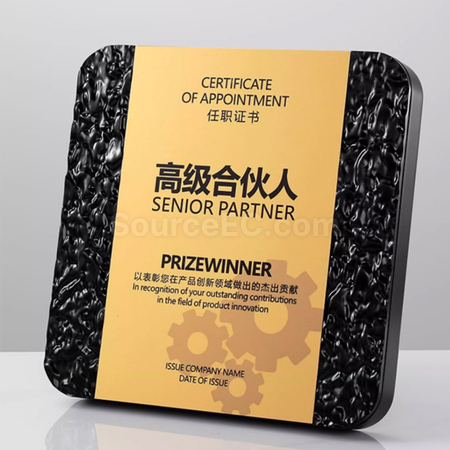 礼品订购仿木奖牌广告