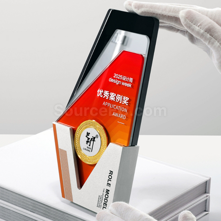 礼品订购水晶奖座广告