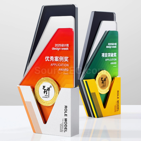 礼品订购水晶奖座广告
