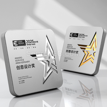 礼品订购金属奖牌广告