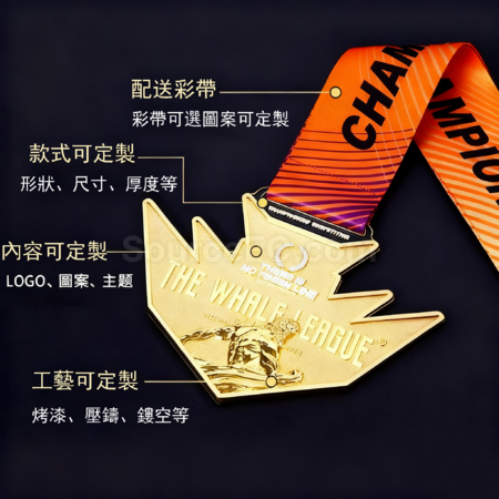 礼品订购金属奖牌广告