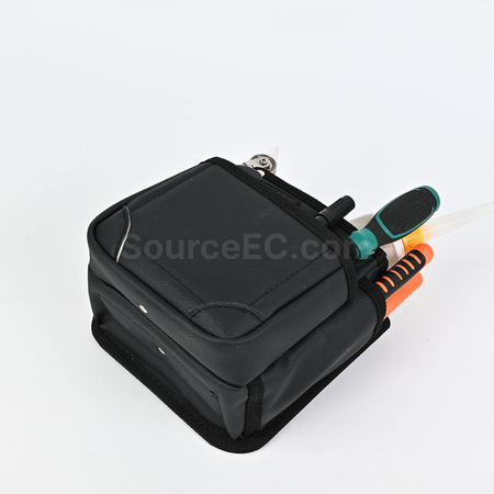 礼品订购PU仿皮多功能收纳便携工具腰包广告