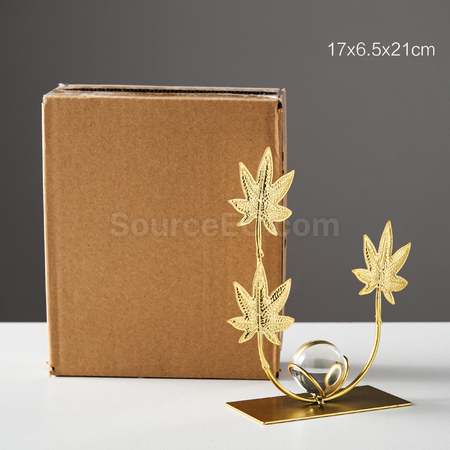 礼品订购北欧植物铁艺摆件广告