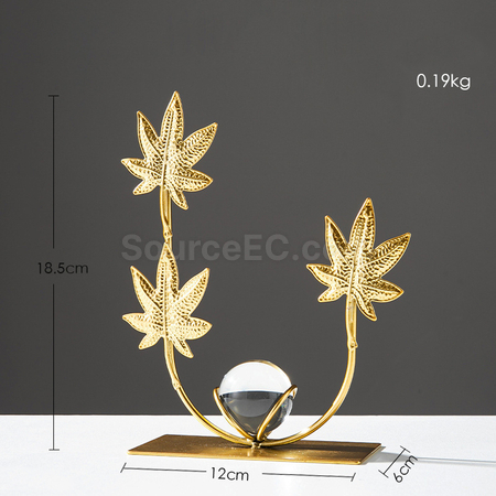 礼品订购北欧植物铁艺摆件广告