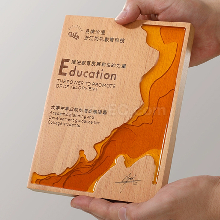 礼品订购木奖牌广告