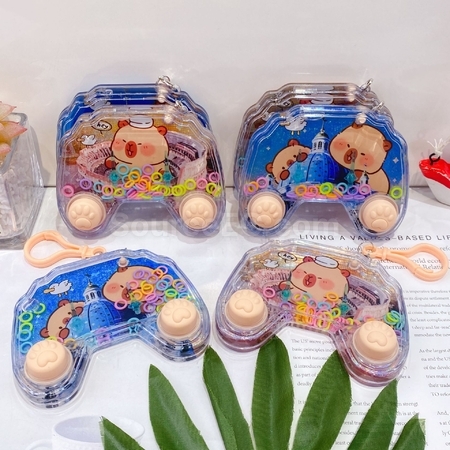 礼品订购卡皮巴拉套圈减压游戏机广告
