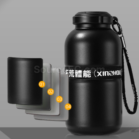 礼品订购316双层真空登山壶保温杯广告