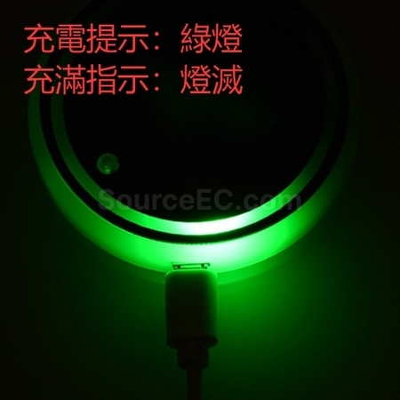 礼品订购充电款发光杯垫广告