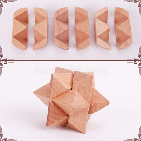礼品订购鲁班锁减压益智玩具广告