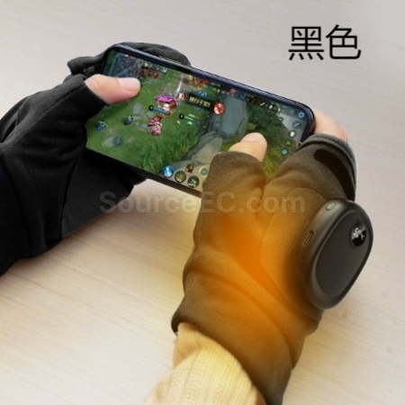 礼品订购石墨烯发热便携式冬季暖手宝宝手套（一对装）广告