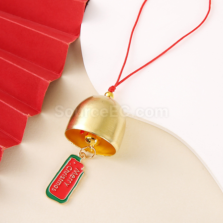 礼品订购圣诞小铃铛风铃挂饰挂件广告