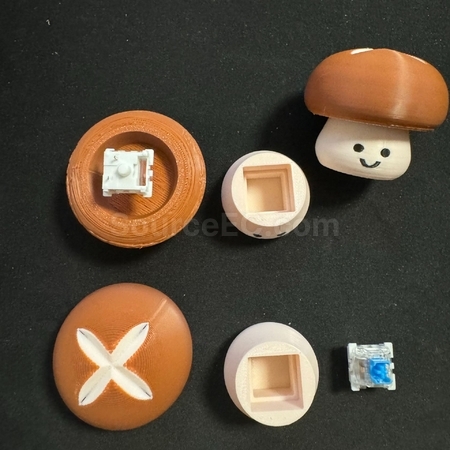 礼品订购香菇解压按键广告