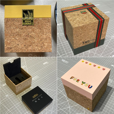 礼品订购环保软木礼盒广告