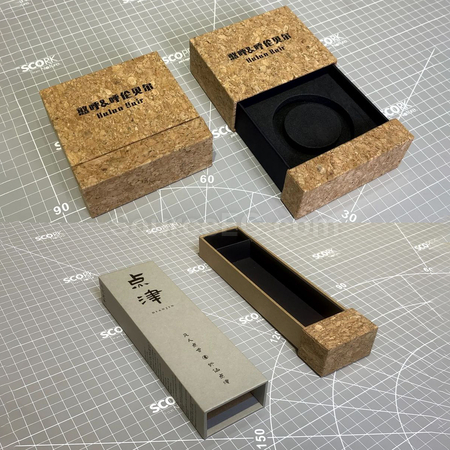 礼品订购环保软木礼盒广告