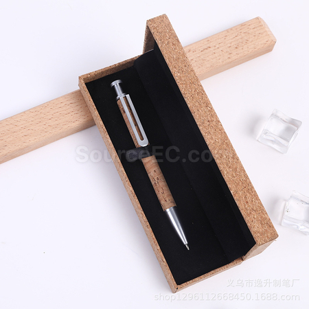 礼品订购软木笔礼品套装广告