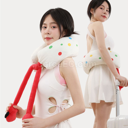 礼品订购护颈u型枕广告