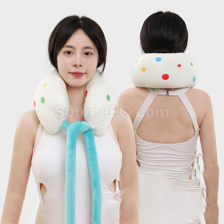 礼品订购护颈u型枕广告