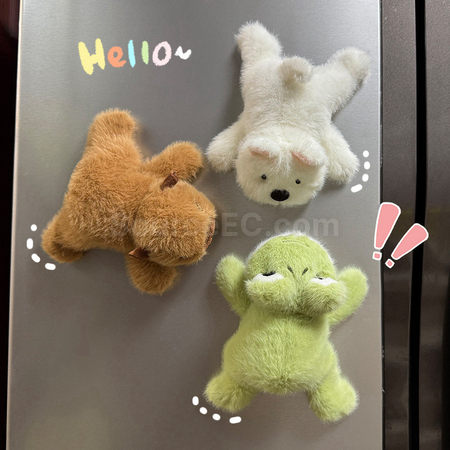 礼品订购卡皮巴拉毛绒玩偶冰箱贴广告