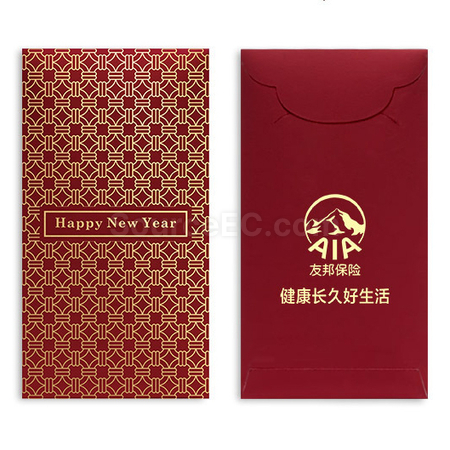 礼品订购烫金红包广告