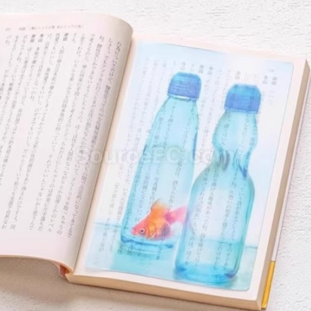 礼品订购金鱼标记书签广告