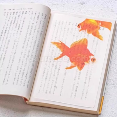 礼品订购金鱼标记书签广告