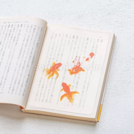 礼品订购金鱼标记书签广告