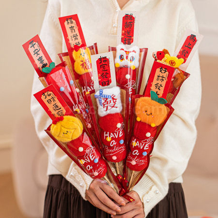 礼品订购毛绒糖葫芦广告
