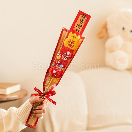 礼品订购毛绒糖葫芦广告