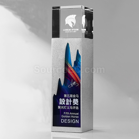 礼品订购水晶奖座广告