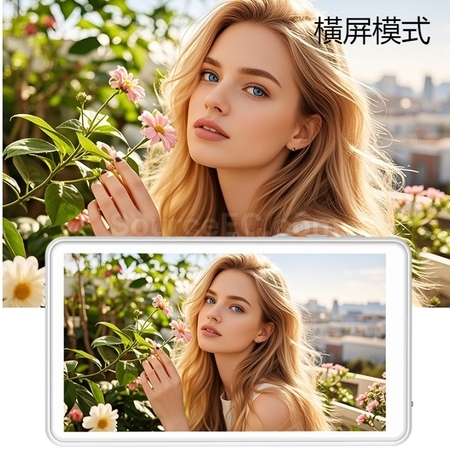 礼品订购后置摄像头无线自拍磁吸同屏器广告