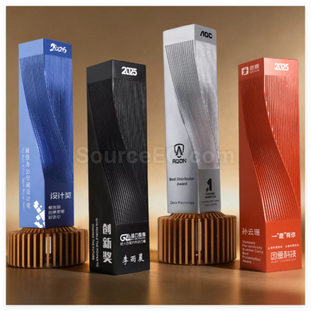 礼品订购创意金属奖杯广告