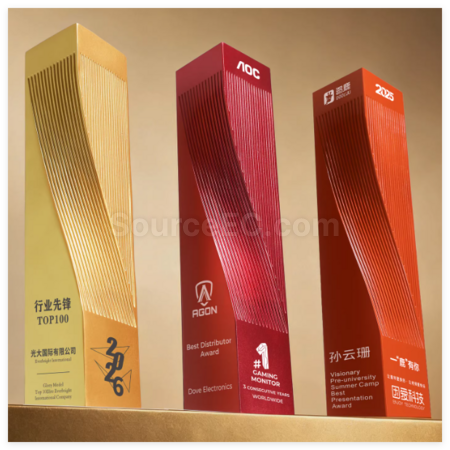 礼品订购创意金属奖杯广告