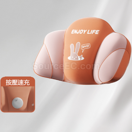 礼品订购按压充气靠腰墊广告