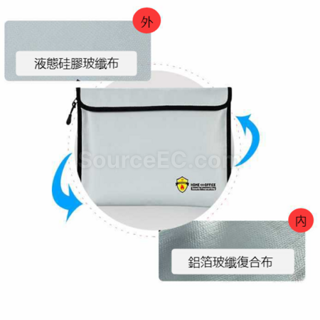 礼品订购防水防火文件袋广告