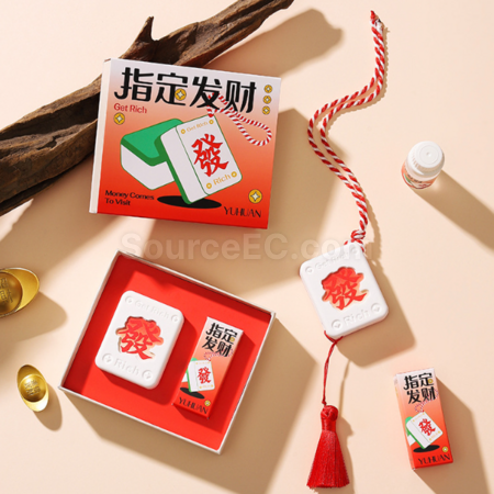 礼品订购麻将香薰香挂礼盒广告