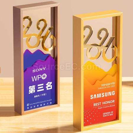 礼品订购2026水晶奖座广告