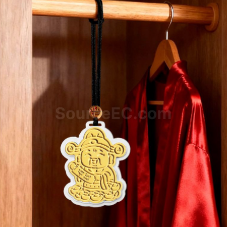 礼品订购财神爷固体石膏香薰广告