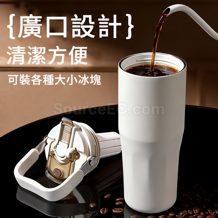 礼品订购不锈钢陶瓷保温杯广告