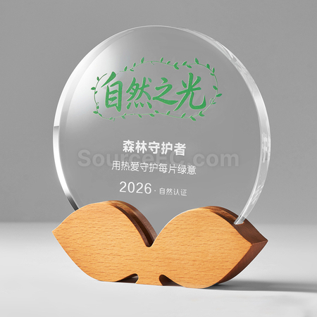 木质水晶座