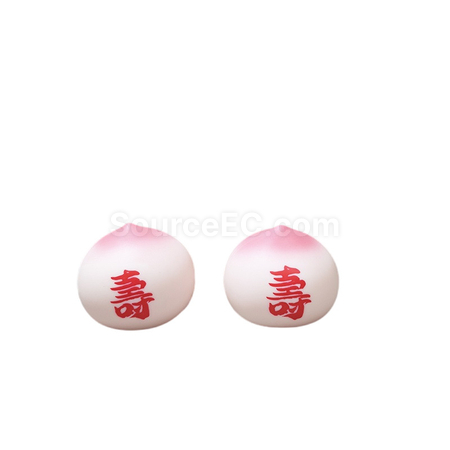 礼品订购寿桃捏捏乐解压玩具广告