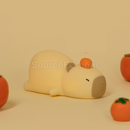 礼品订购趴趴卡皮巴拉拍拍小夜灯广告